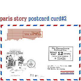 paris story postcard#2-파리의 편지